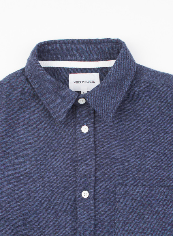 Men's Norse Projects Anton Brushed Dark Navy Men's Norse Projects Anton Brushed Dark Navy
