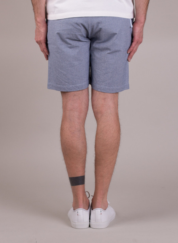 Men's Universal Works Bill Short Dogtooth Indigo Men's Universal Works Bill Short Dogtooth Indigo