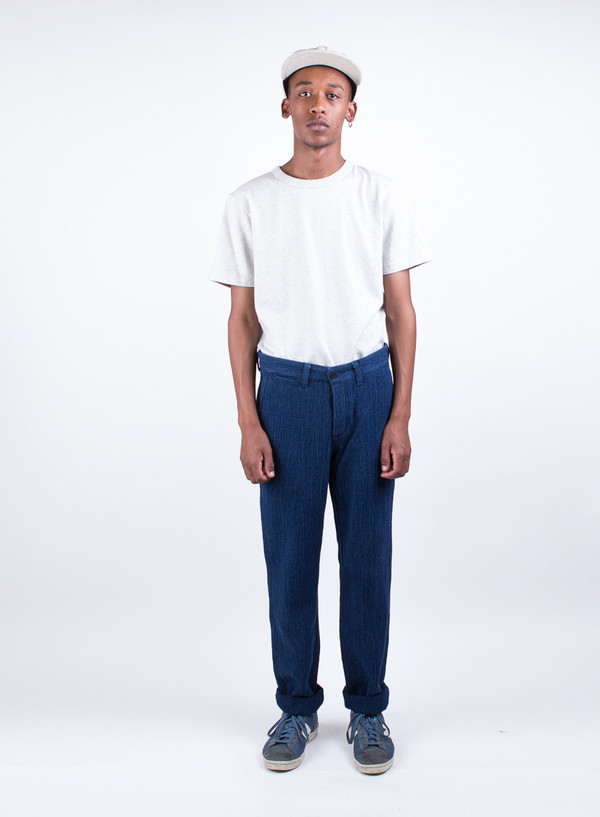 Men's Norse Projects Edvard Indigo Weave Indigo Men's Norse Projects Edvard Indigo Weave Indigo