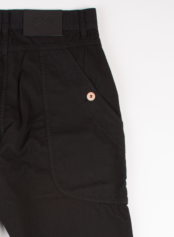Men's Bleu De Paname Pant Loisir Gabardine Noir Men's Bleu De Paname Pant Loisir Gabardine Noir