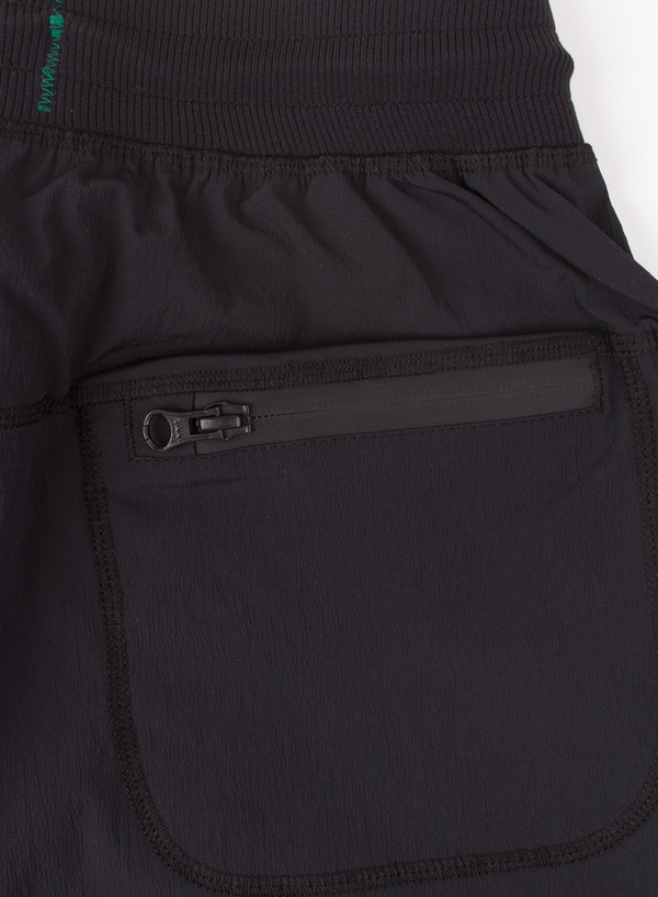 Woven Stretch Nylon Short Black Woven Stretch Nylon Short Black