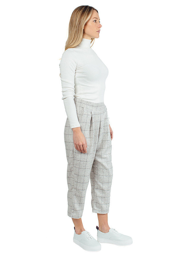 WU+SEN Alt Pant White Melange WU+SEN Alt Pant White Melange