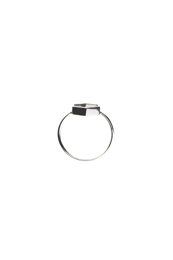 Hexagon Ring Sterling Silver Hexagon Ring Sterling Silver