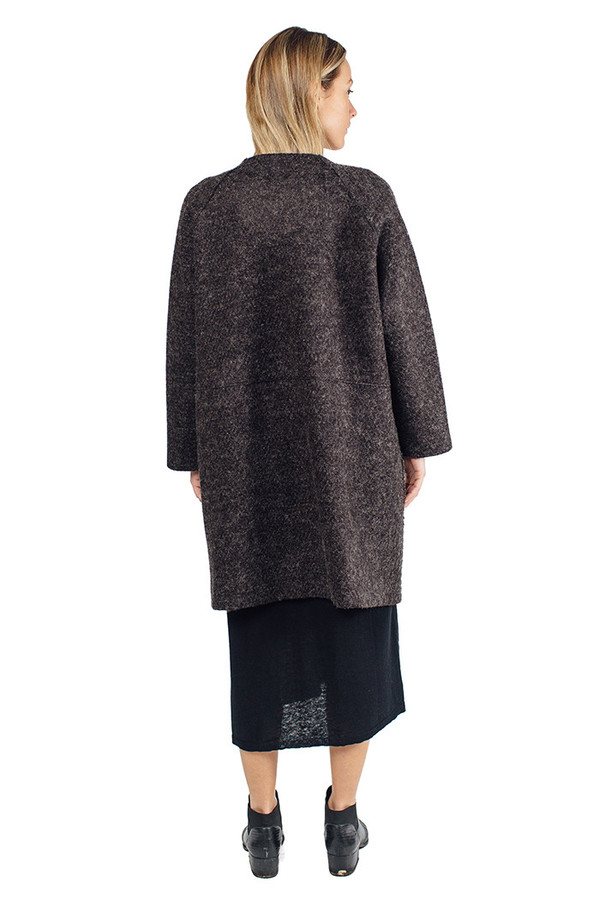 Hill Wool Coat Charcoal Black Hill Wool Coat Charcoal Black
