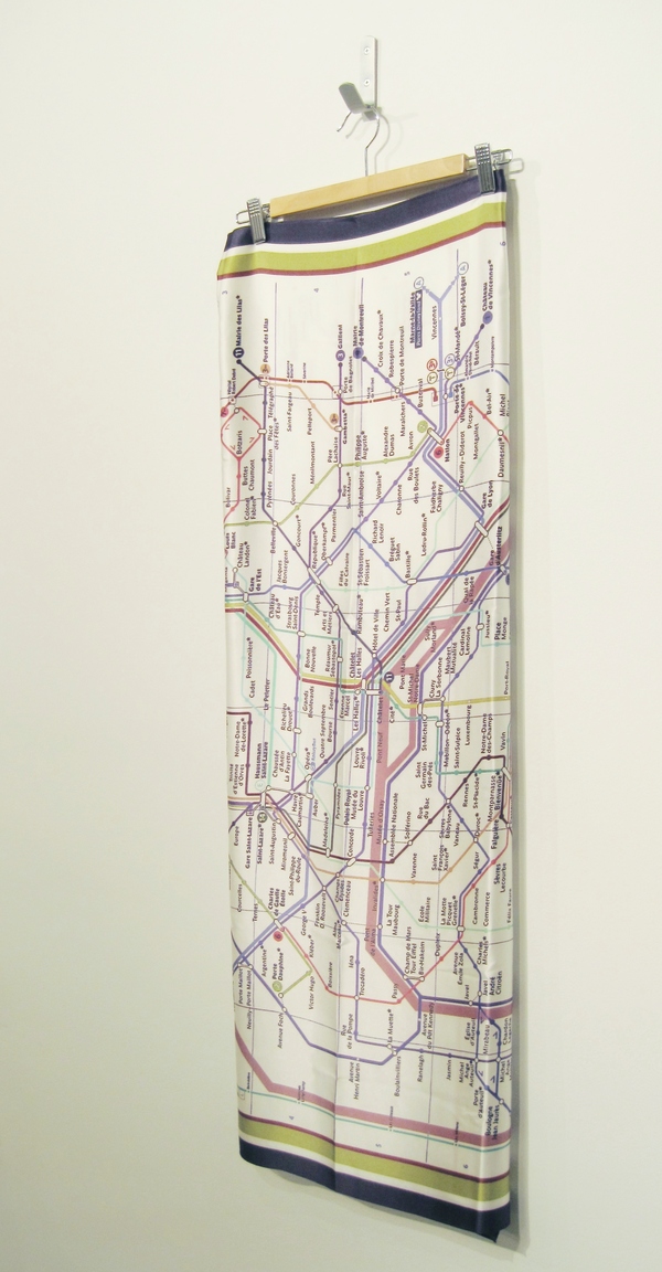 Anu Raina Paris metro scarf Anu Raina Paris metro scarf