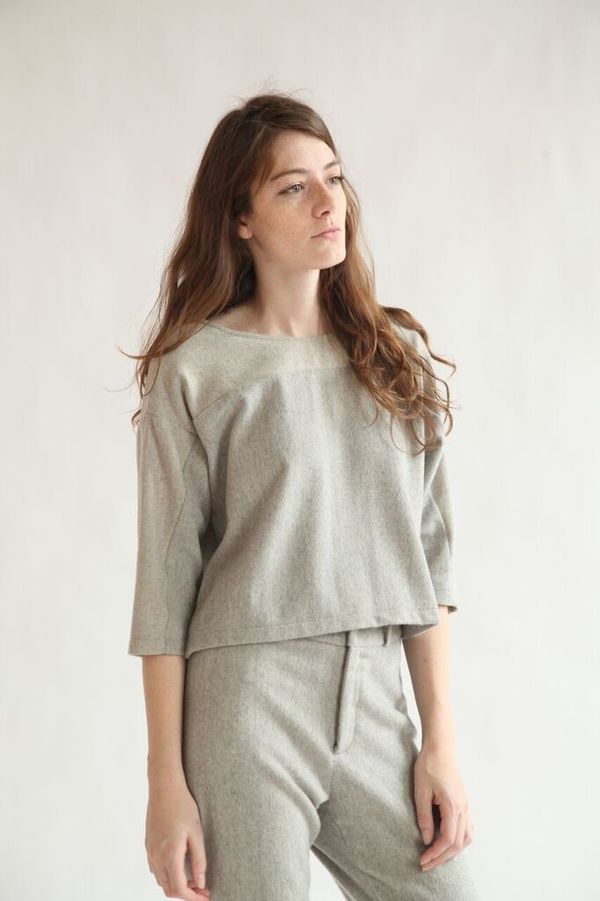 Kordal August Top - Light Grey Kordal August Top - Light Grey
