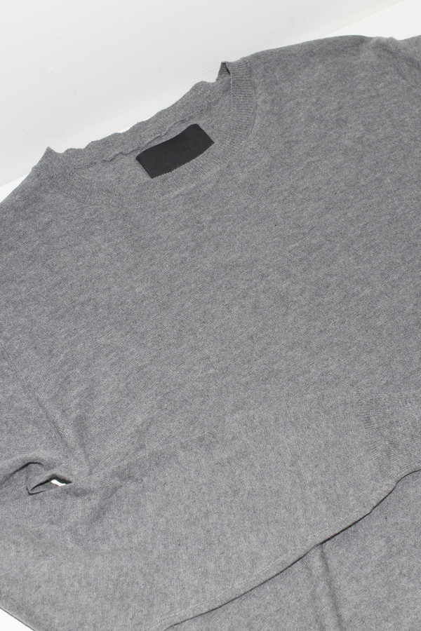 Assembly Grey Antwerp Cotton Pullover Assembly Grey Antwerp Cotton Pullover