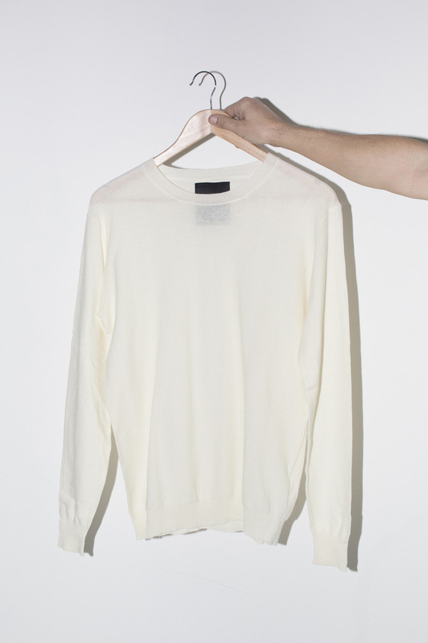 Assembly White Antwerp Cotton Pullover Assembly White Antwerp Cotton Pullover