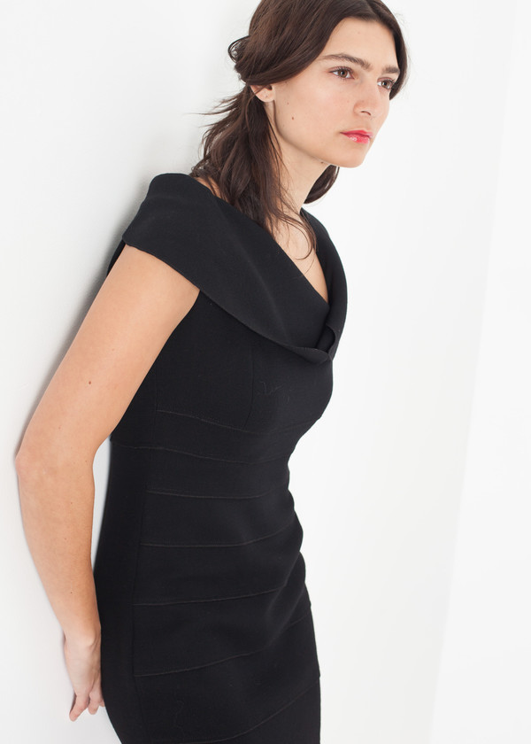 Amelia Toro Asymmetric Dress in Black Amelia Toro Asymmetric Dress in Black