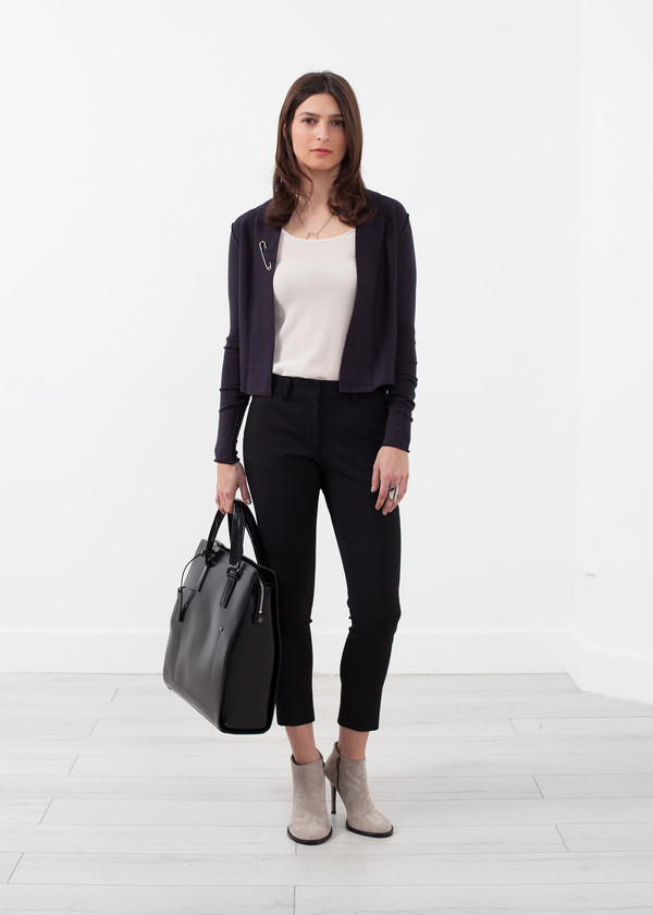 Lars Andersson Cropped Shawl Cardigan Lars Andersson Cropped Shawl Cardigan
