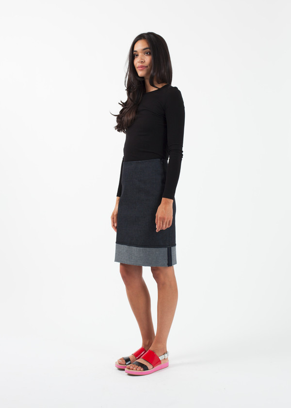 Harvey Faircloth Cuffed Skirt Harvey Faircloth Cuffed Skirt
