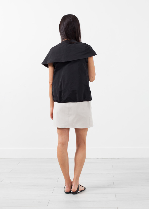 Hache Front Zip Blouse Hache Front Zip Blouse