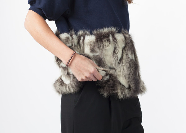 Harvey Faircloth Fur Short Sleeve Sweater Harvey Faircloth Fur Short Sleeve Sweater
