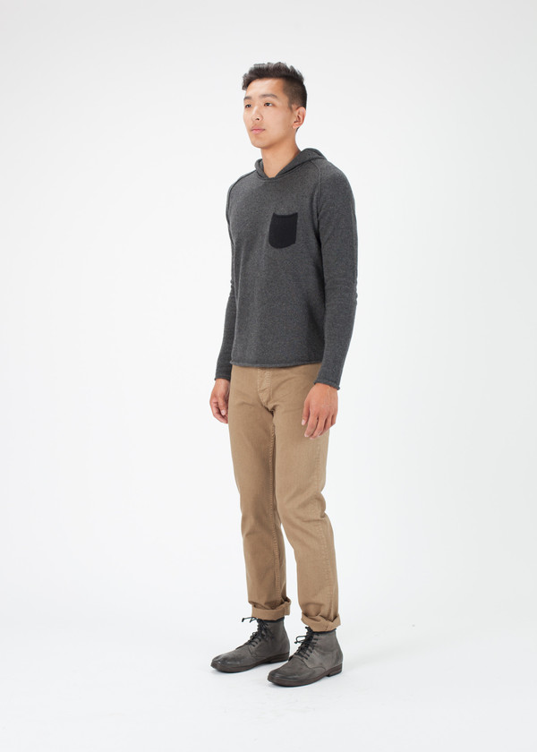 Men's Avant Toi Hooded Knit Sweatshirt Men's Avant Toi Hooded Knit Sweatshirt