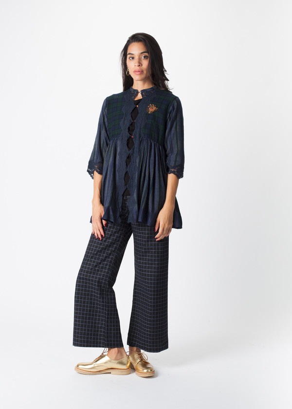 Pero Lace Flannel Button Up Pero Lace Flannel Button Up