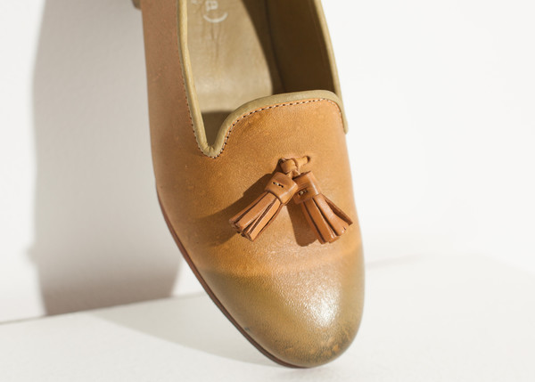 Verba Leather Loafer in Lime Verba Leather Loafer in Lime