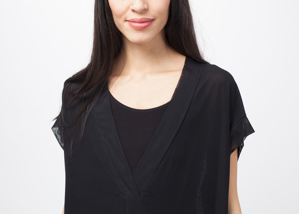 Amelia Toro Loose Fit Tulle Top Amelia Toro Loose Fit Tulle Top