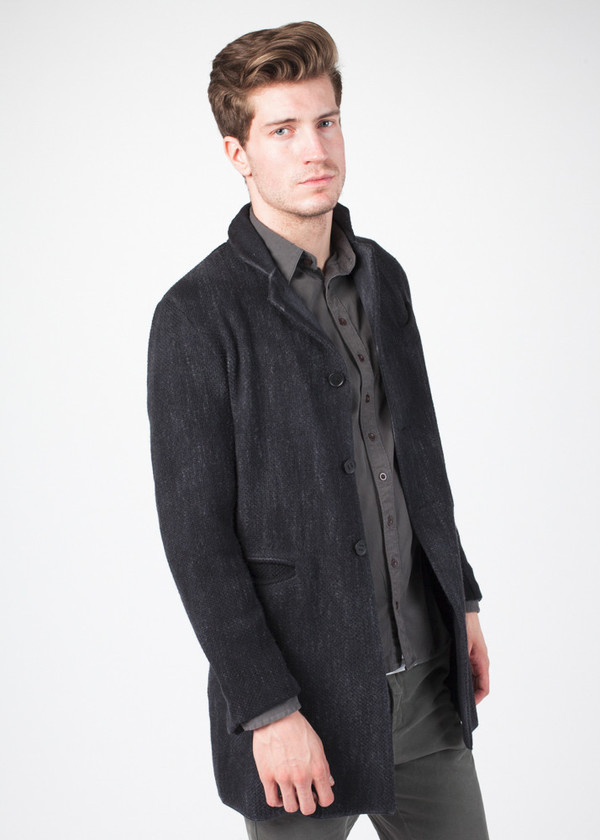 Men's Avant Toi Painted Knit Coat Men's Avant Toi Painted Knit Coat