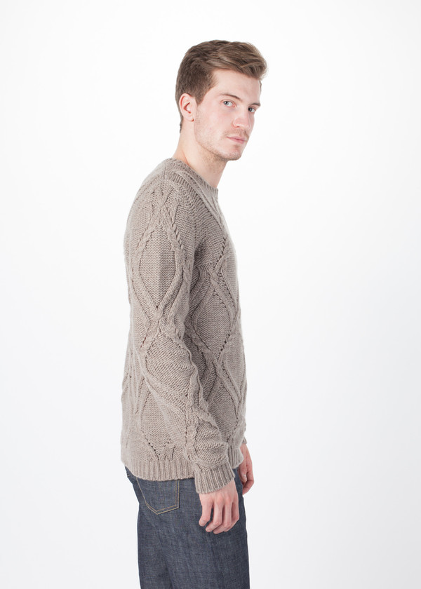 Men's Avant Toi Pattern Knit Pullover Men's Avant Toi Pattern Knit Pullover