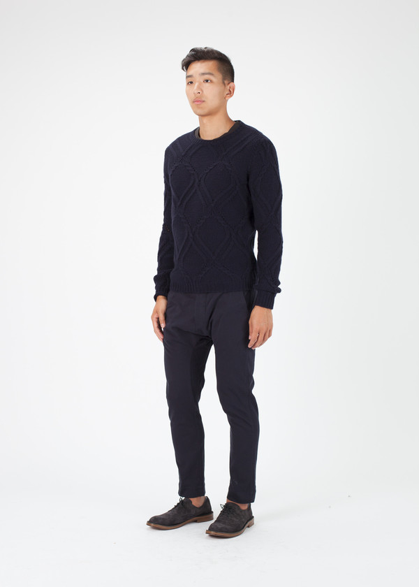 Men's Avant Toi Pattern Knit Pullover Men's Avant Toi Pattern Knit Pullover