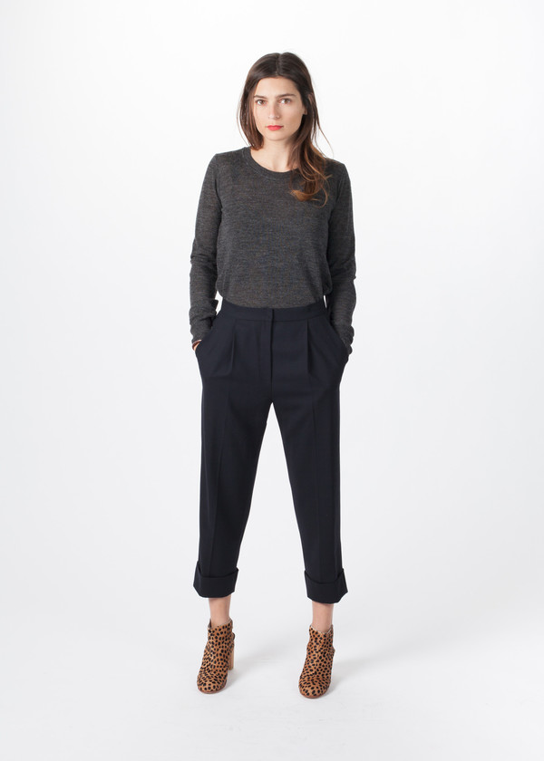 Amelia Toro Pleated Cuff Trouser Amelia Toro Pleated Cuff Trouser