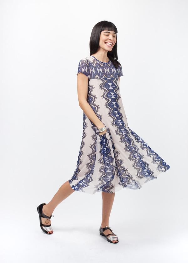 Amelia Toro Printed Tulle Dress Amelia Toro Printed Tulle Dress