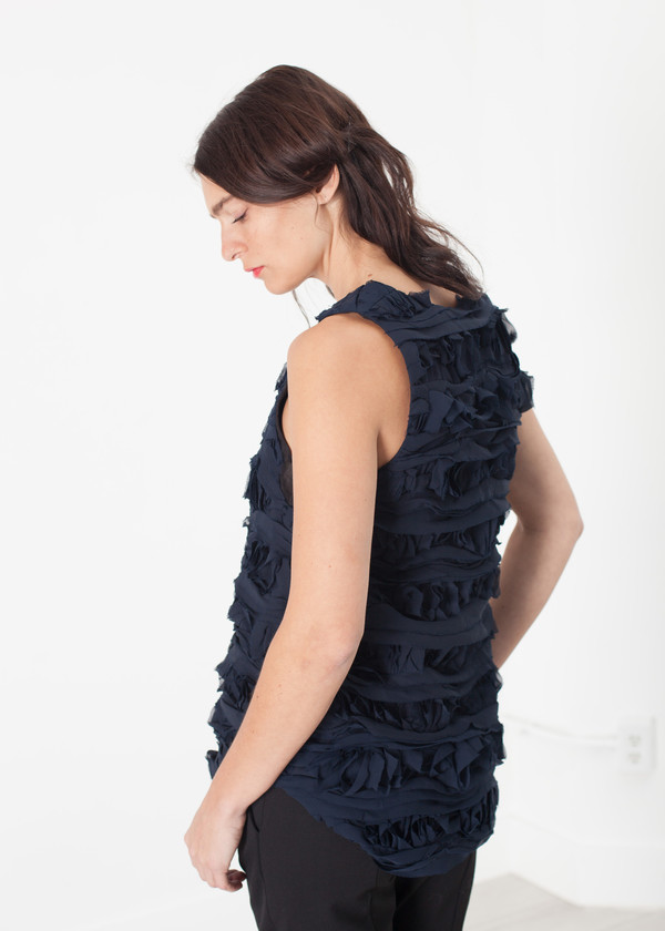 Harvey Faircloth Ruffled Tank Top Harvey Faircloth Ruffled Tank Top