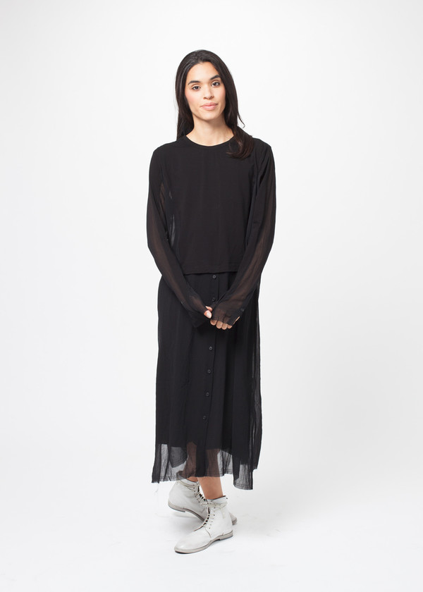 Sheer Button Dress Sheer Button Dress