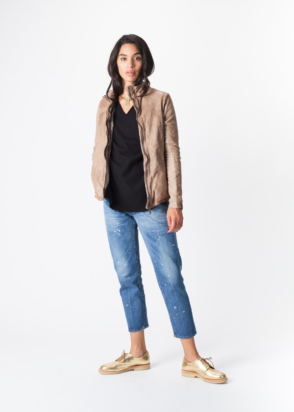 Giorgio Brato V Waist Leather Jacket Giorgio Brato V Waist Leather Jacket