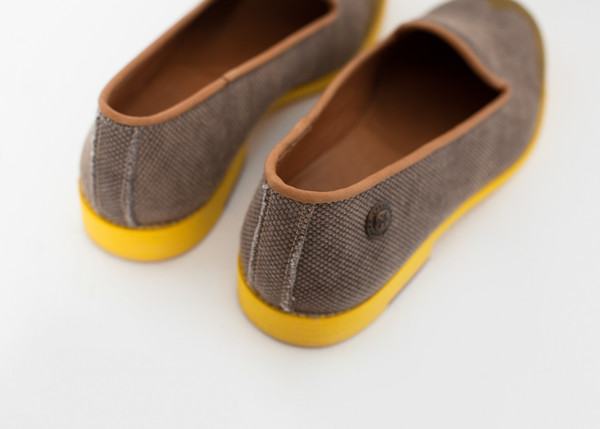 Verba Wingtip Loafer in Yellow Verba Wingtip Loafer in Yellow