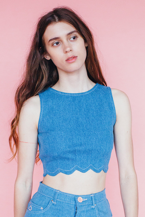Shell tank - ultramarine Shell tank - ultramarine