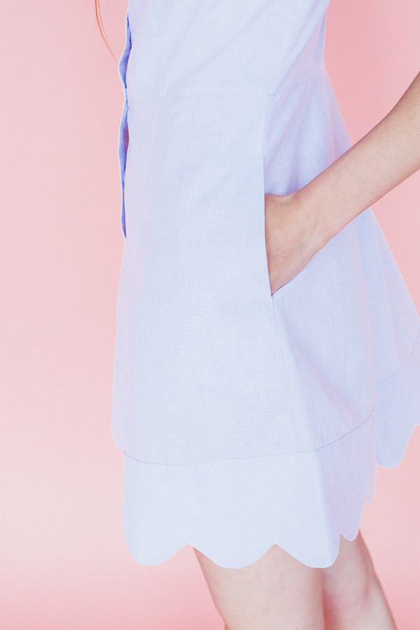 Wave dress - ivory Wave dress - ivory