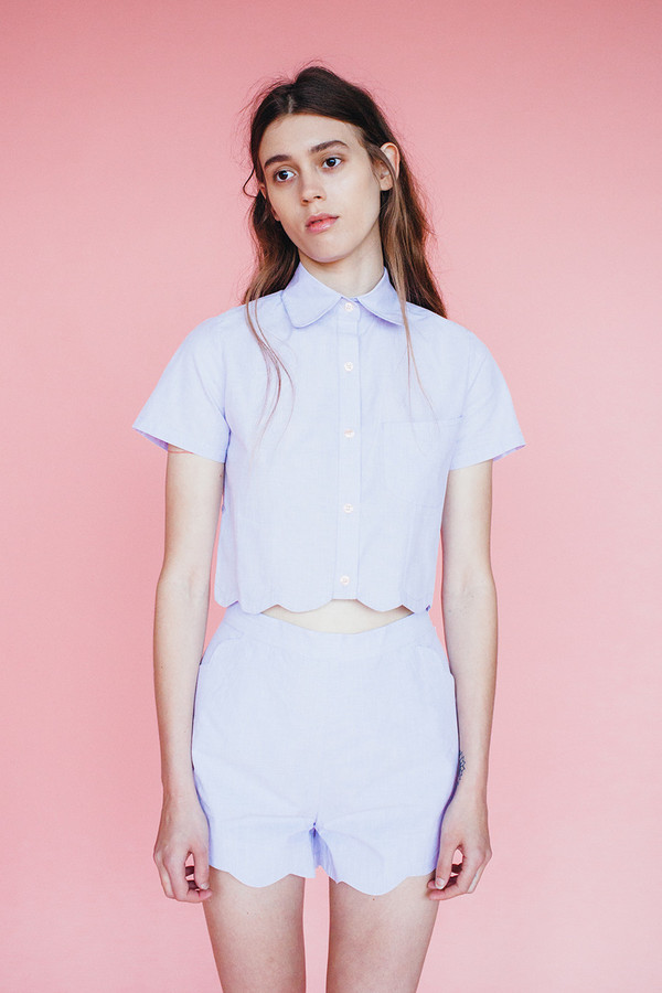 Wave shorts - lavendar Wave shorts - lavendar