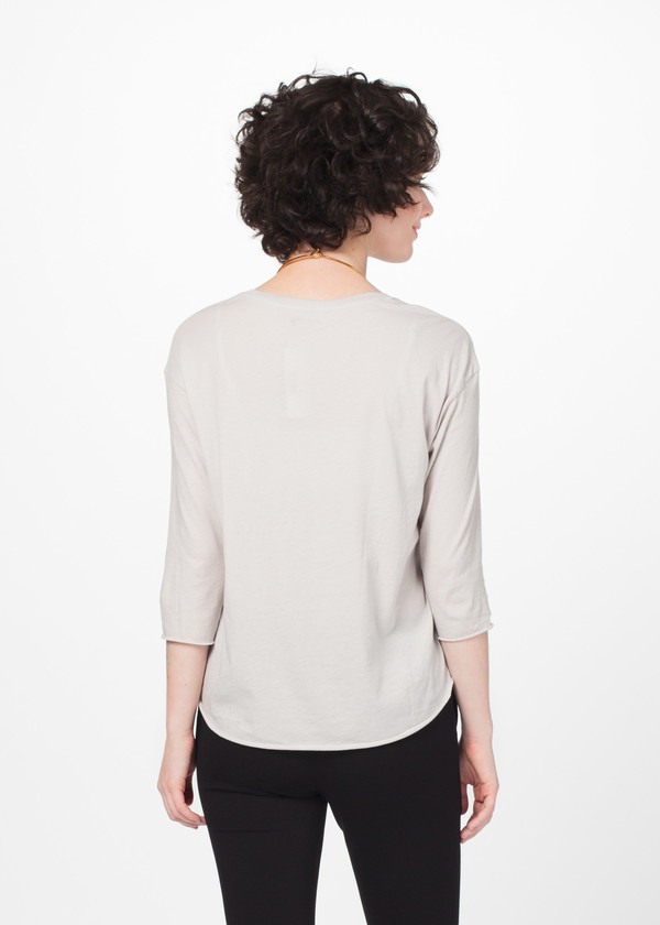 Organic by John Patrick 3/4 Sleeve Crew Neck Tee Organic by John Patrick 3/4 Sleeve Crew Neck Tee