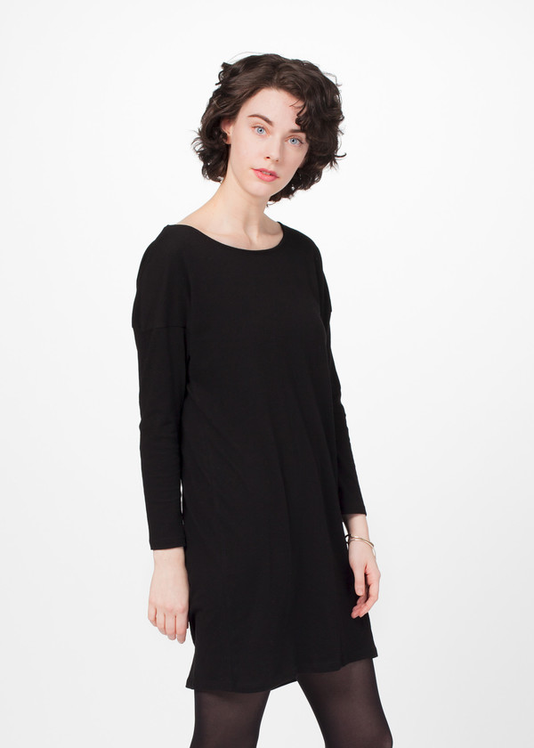 Organic by John Patrick Open Neck Shift Dress Organic by John Patrick Open Neck Shift Dress