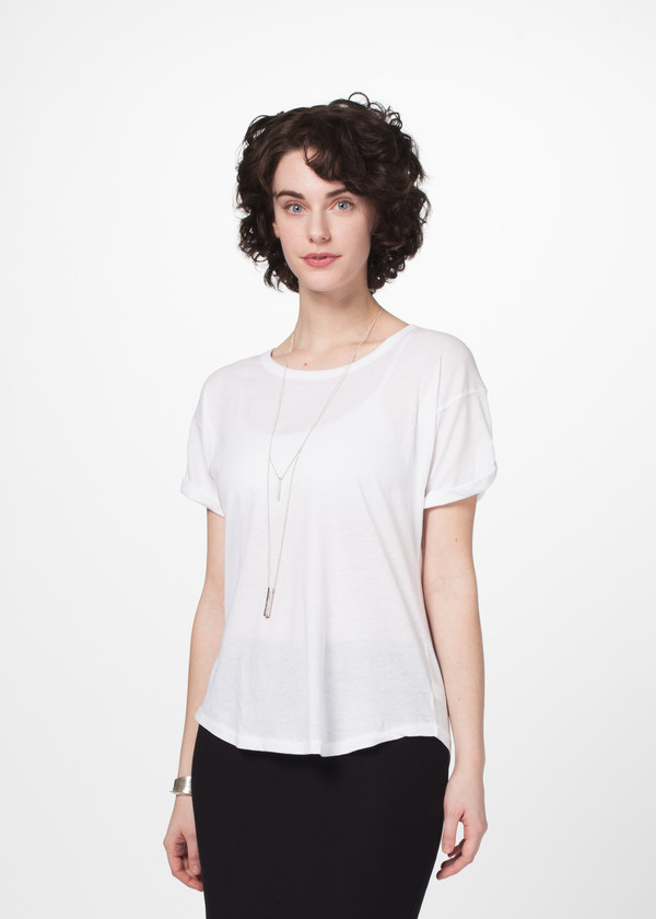 Organic by John Patrick Roll Sleeve Tee Organic by John Patrick Roll Sleeve Tee