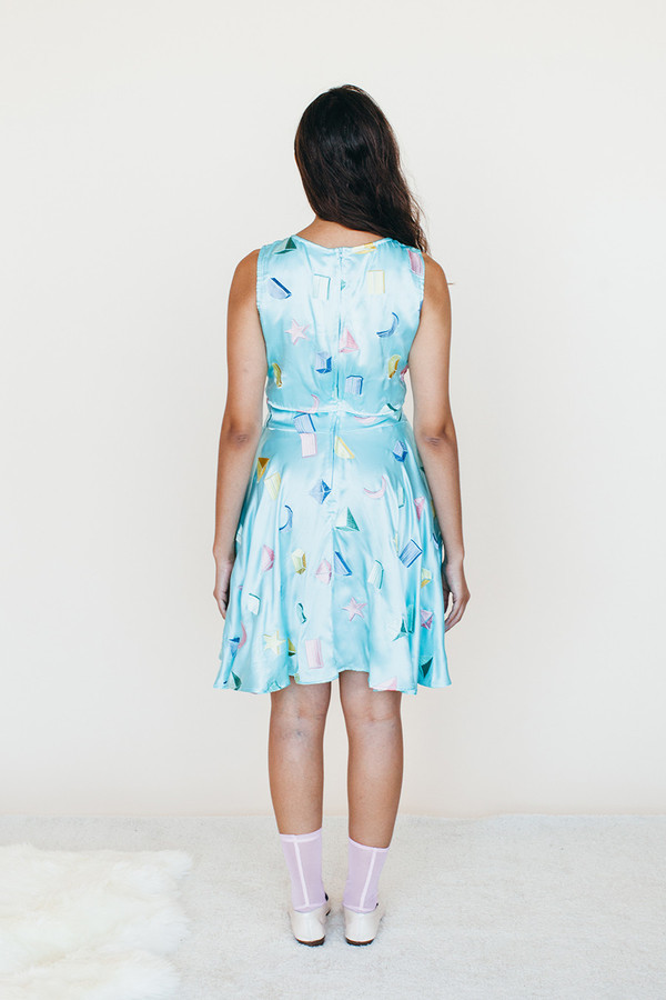 Samantha Pleet Strata Dress - Sky Samantha Pleet Strata Dress - Sky