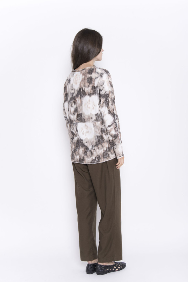 Namche Bazaar Abstract Floral Ikat Top Namche Bazaar Abstract Floral Ikat Top