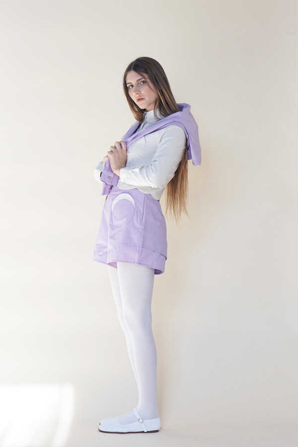 Samantha Pleet Moon Shorts - Lavender Samantha Pleet Moon Shorts - Lavender
