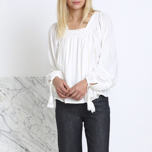 Apiece Apart GLORIETTA SQUARE NECK TOP Apiece Apart GLORIETTA SQUARE NECK TOP