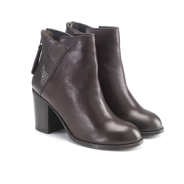 Artemisia Kate Brown Leather Ankle Boots Artemisia Kate Brown Leather Ankle Boots