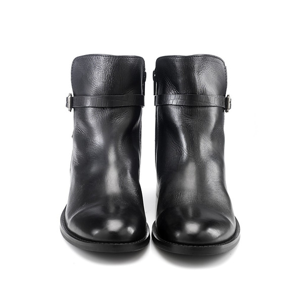 Artemisia Lalita Black Leather Ankle Boots Artemisia Lalita Black Leather Ankle Boots