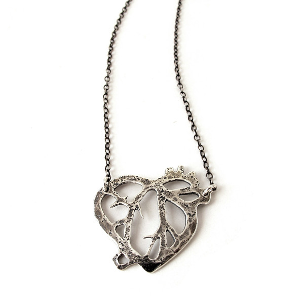 Laurel Hill Anatomical Heart Necklace Laurel Hill Anatomical Heart Necklace