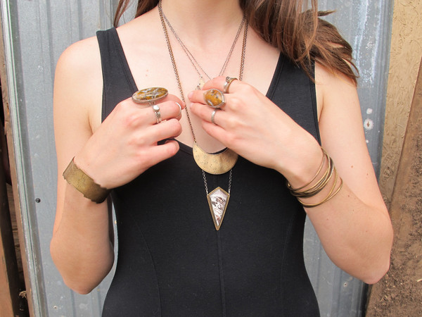 Laurel Hill Crescent Necklace Laurel Hill Crescent Necklace