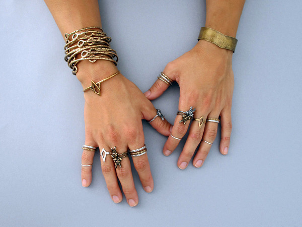 Laurel Hill Notched Stacking Ring Laurel Hill Notched Stacking Ring