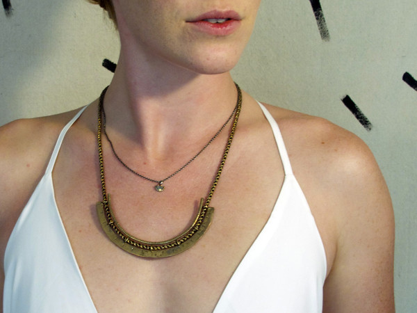 Laurel Hill Relic Necklace // Arc, Circle, or Triangle Laurel Hill Relic Necklace // Arc, Circle, or Triangle