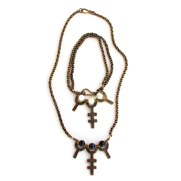 Triple Chalice Necklace Triple Chalice Necklace