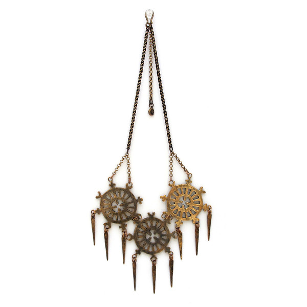 Laurel Hill Triple Wheel Necklace Laurel Hill Triple Wheel Necklace