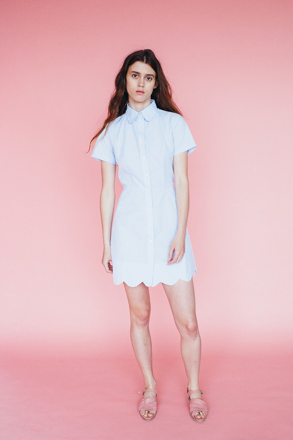 Samantha Pleet Wave dress - Sky Samantha Pleet Wave dress - Sky