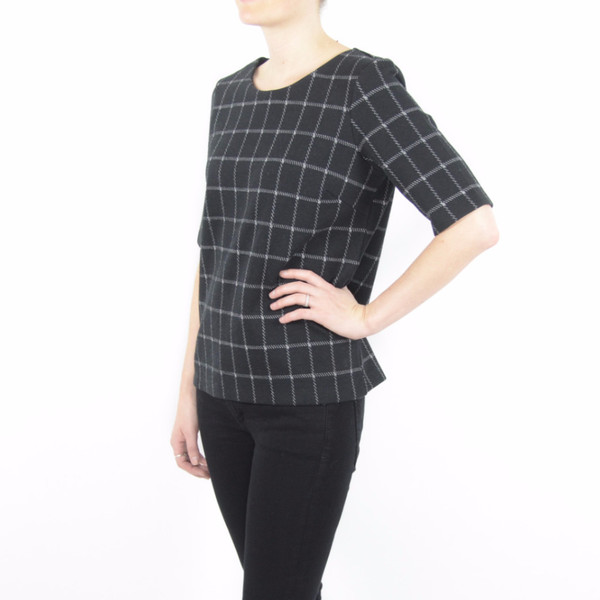 Just Female Merlis Check Tee Just Female Merlis Check Tee